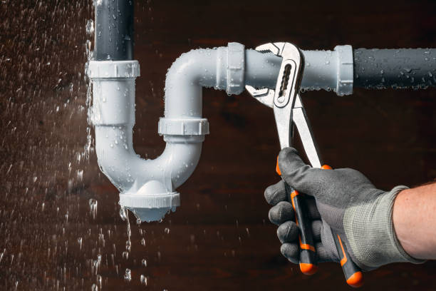 Professional Burst Pipe Repair technician working in Forest, VA